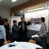 Einmal die Woche trifft sich das Team im kleinen Jour Fixe und bespricht die anstehenden Aufgaben.