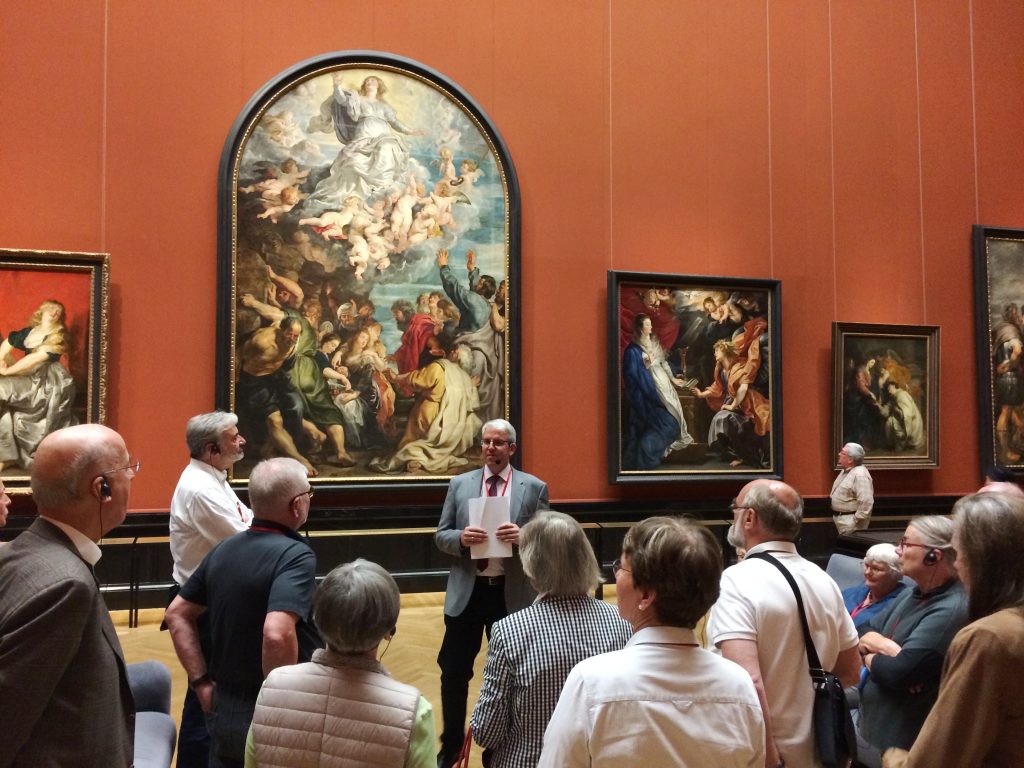 Olaf Siart führt in der Gemäldegalerie des Kunsthistorischen Museums.