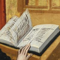 Buch, Detailaufnahmen aus dem Bildprogramm des Lichtensterner Altars © Landesmuseum Württemberg