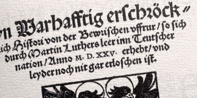 » Eyn warhafftig erschröcklich Histori von der Bewrischen ­uffrur, so sich durch M. Luthers leer inn Teutscher nation, Anno 1525 erhebt, und leyder noch nit gar erloschen ist. «