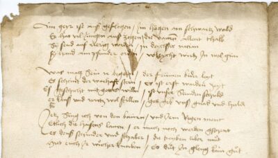 Schrift auf Papier